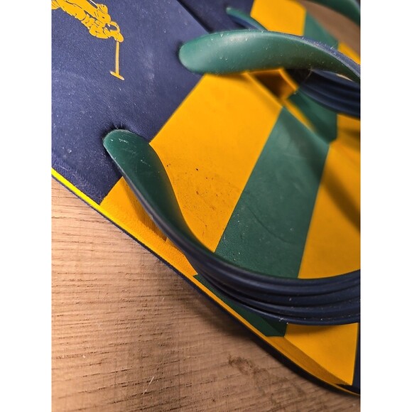 Polo Ralph Lauren Flip Flop Sandals Big Pony Colorblock Multi Men 7/8 main image 4